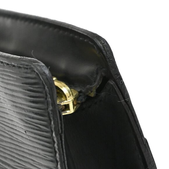 LOUIS VUITTON LV Pochette Homme Clutch Hand Bag Epi Leather Black M52522 02EE938 - Picture 9 of 15